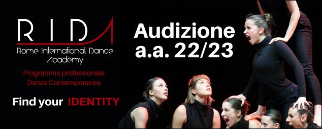 Rida Rome International Dance Academy corso di formazione professionale