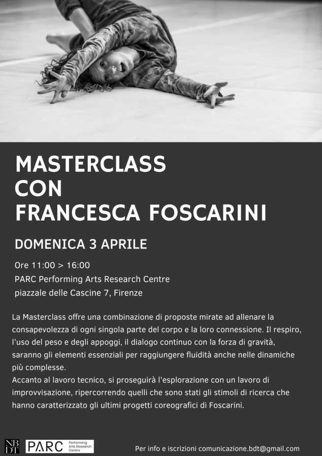 Masterclass con Francesca Foscarini 
