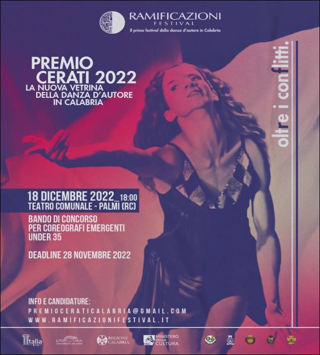 Foto: Bando di concorso Premio Cerati 2022 - vetrina della giovane danza d'autore