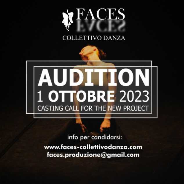 Audizione casting call Faces Collettivo Danza 