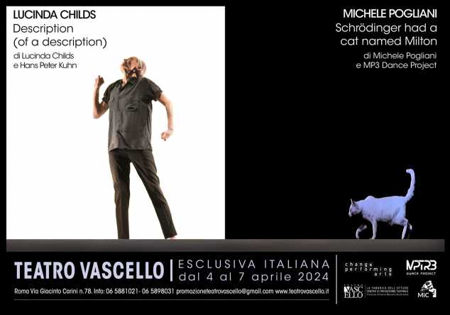 Lucinda Childs e Mp3 Dance Project di Michele Pogliani di nuovo insieme a Roma